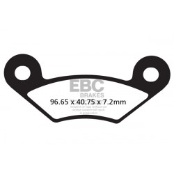 EBC Brzdové obloženie  Organic FA483TT