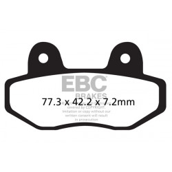 EBC Brzdové obloženie  Organic FA622TT