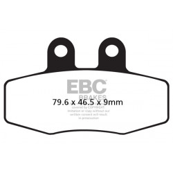 EBC Brzdové obloženie Organic FA FA132