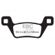Brzdy EBC Moto EBC Brzdové obloženie  Organic FA600TT | ebc-brzdy.sk