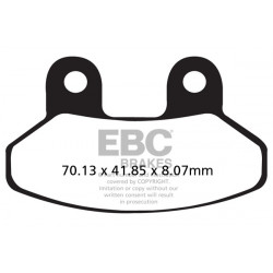 EBC Brzdové obloženie  Organic SFA306