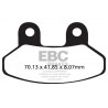 EBC Brzdové obloženie  Organic SFA306