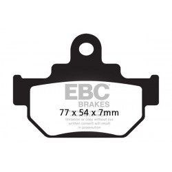 EBC Brzdové obloženie  Organic FA106TT