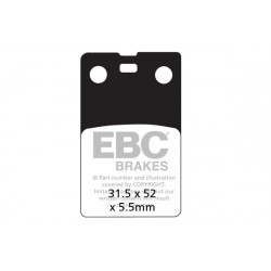 EBC Brzdové obloženie  Organic SFA099