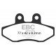 Brzdy EBC Moto EBC Brzdové obloženie  Organic SFA393 | ebc-brzdy.sk