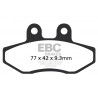 EBC Brzdové obloženie  Organic SFA393