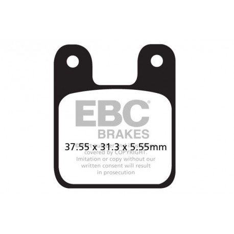 Brzdy EBC Moto EBC Brzdové obloženie  Organic FA352 | ebc-brzdy.sk