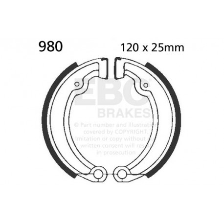 Brzdy EBC Moto EBC Predné Brzdové obloženie  Organic 805 | ebc-brzdy.sk