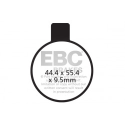 EBC Brzdové obloženie  Organic FA027