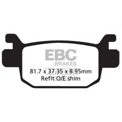 EBC Brzdové obloženie  Organic SFA131/2