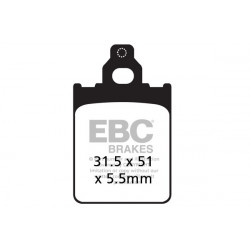 EBC Brzdové obloženie  Organic SFA186