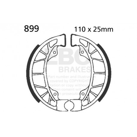 Brzdy EBC Moto EBC Predné brzdové čeľuste Plain 899 | ebc-brzdy.sk