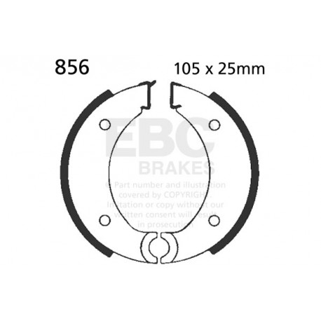 Brzdy EBC Moto EBC Predné Brzdové obloženie  Organic 805 | ebc-brzdy.sk