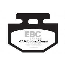 EBC Brzdové obloženie  Organic SFA176