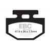 EBC Brzdové obloženie  Organic SFA176