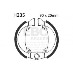 EBC Brzdové čeľuste Organic H335