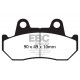 Brzdy EBC Moto EBC Brzdové obloženie  Organic FA069 | ebc-brzdy.sk