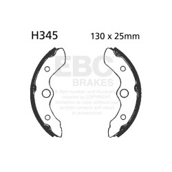 EBC Brzdové čeľuste Plain H345