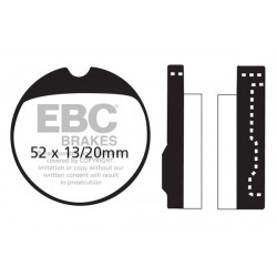 EBC Brzdové obloženie  Organic FA013