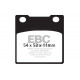 Brzdy EBC Moto EBC Brzdové obloženie  Organic FA045 | ebc-brzdy.sk