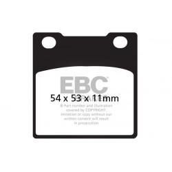 EBC Brzdové obloženie Organic FA FA045