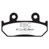 EBC Brzdové obloženie  Organic FA121