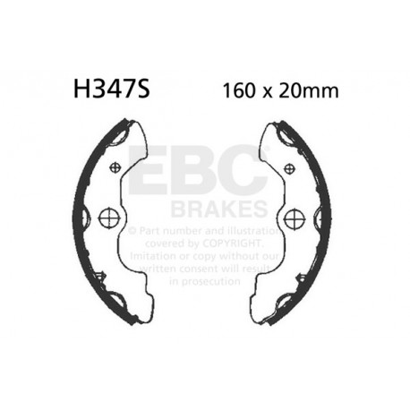 Brzdy EBC Moto EBC Brzdové čeľuste Plain H347S | ebc-brzdy.sk