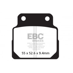 EBC Brzdové obloženie  Organic FA122