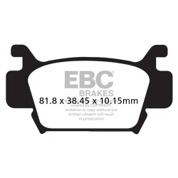 EBC Brzdové obloženie Carbon TT FA410TT