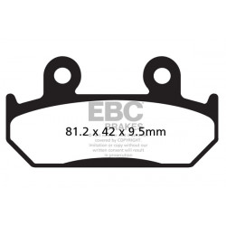 EBC Brzdové obloženie Organic FA FA203