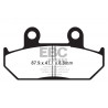 EBC Brzdové obloženie  Organic FA124
