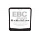 Brzdy EBC Moto EBC Brzdové obloženie  Organic FA048 | ebc-brzdy.sk
