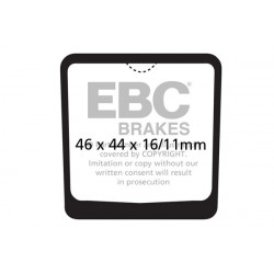 EBC Brzdové obloženie  Organic FA048