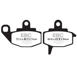 EBC Brzdové obloženie Carbon TT FA130TT