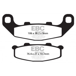 EBC Brzdové obloženie  Organic FA141