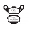 EBC Brzdové obloženie  Organic FA128TT