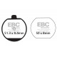 Brzdy EBC Moto EBC Brzdové obloženie  Organic FA073 | ebc-brzdy.sk