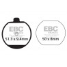 EBC Brzdové obloženie  Organic FA073