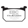 EBC Brzdové obloženie&nbsp; Organic FA068