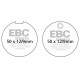 Brzdy EBC Moto EBC Brzdové obloženie  Organic FA055 | ebc-brzdy.sk