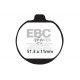 Brzdy EBC Moto EBC Brzdové obloženie  Organic FA062 | ebc-brzdy.sk