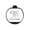 EBC Brzdové obloženie  Organic FA062