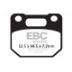 Brzdy EBC Moto EBC Brzdové obloženie  Organic FA110 | ebc-brzdy.sk