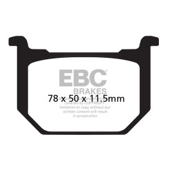 EBC Brzdové obloženie Organic FA FA051