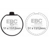EBC Brzdové obloženie  Organic FA035