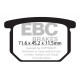 Brzdy EBC Moto EBC Brzdové obloženie  Organic FA065 | ebc-brzdy.sk