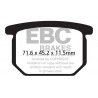 EBC Brzdové obloženie  Organic FA065