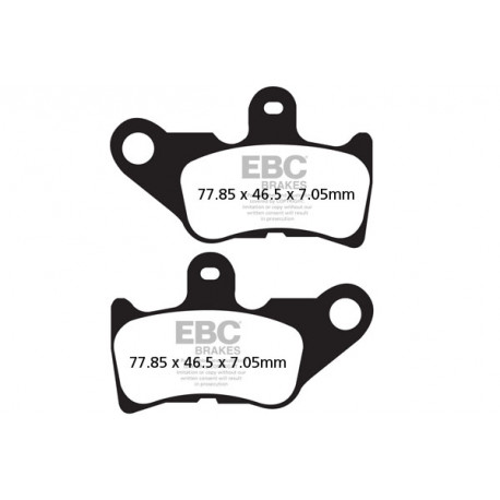 Brzdy EBC Moto EBC Brzdové obloženie  Organic SFA336 | ebc-brzdy.sk