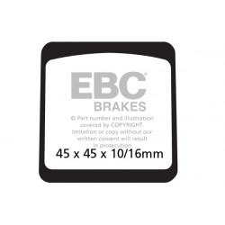 EBC Brzdové obloženie  Organic FA042
