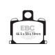 Brzdy EBC Moto EBC Brzdové obloženie Organic FA FA070 | ebc-brzdy.sk